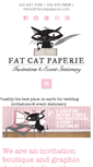 Mobile Screenshot of fatcatpaperie.com